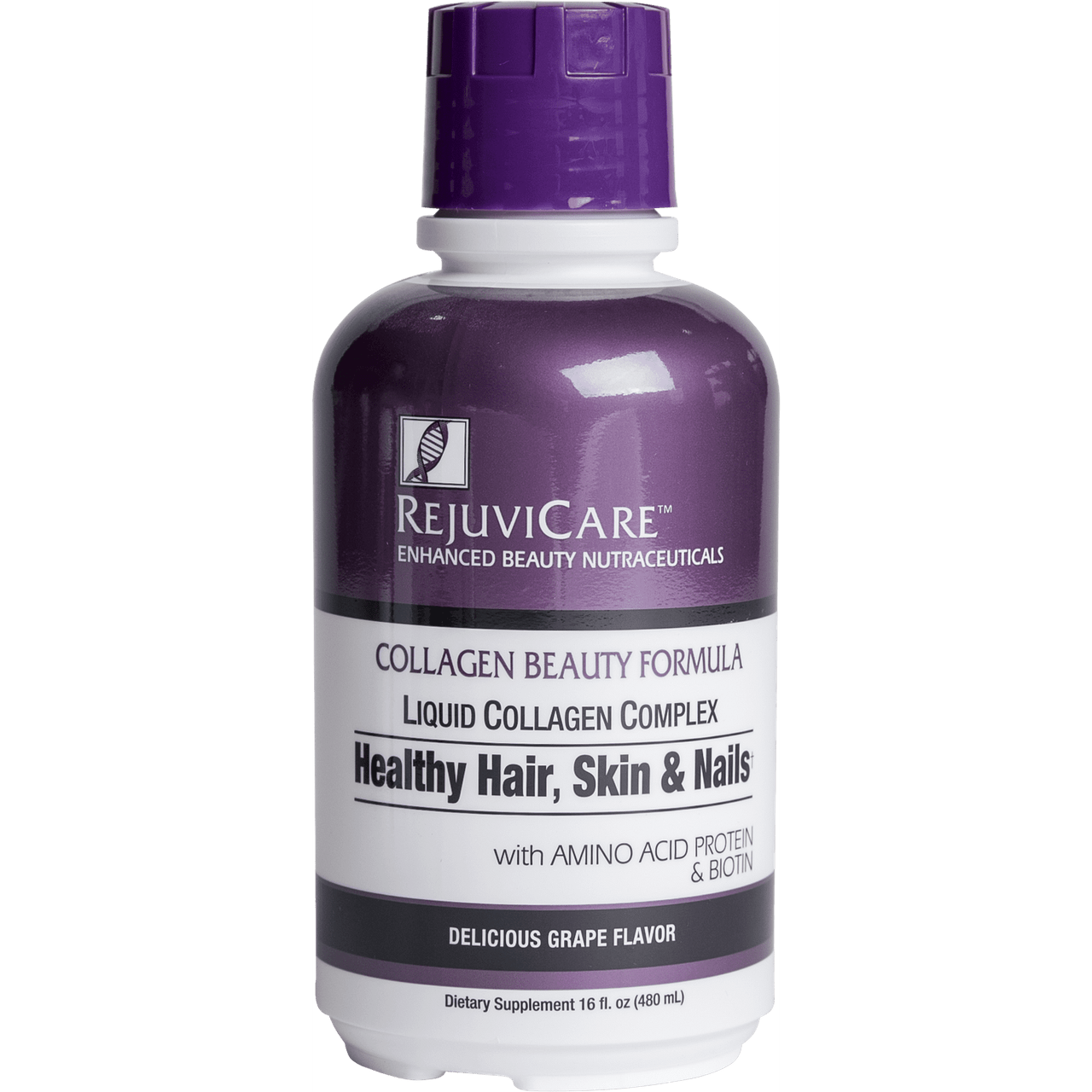 Rejuvicare Collagen Beauty Formula, Delicious Grape - 16 Oz